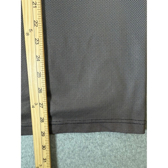 Callaway Opti Dri Mens L Golf Polo Shirt Black Gray Ombre Textured Short Sleeve - Picture 5 of 7